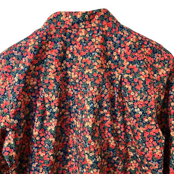 Avoca Collection Vintage Irish County of Wicklow Floral Button-Down Top - Sz 14 - Picture 7 of 10